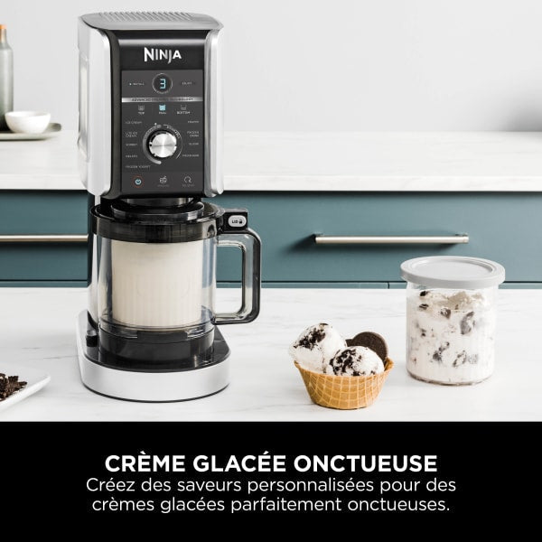 Ninja CREAMi Deluxe 10-en-1 Machine à glace et Blender portable sans fil Ninja Blast