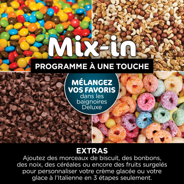 Ninja CREAMi Deluxe 10-en-1 Machine à glace et Blender portable sans fil Ninja Blast