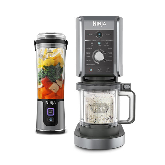Ninja CREAMi Deluxe 10-en-1 Machine à glace et Blender portable sans fil Ninja Blast